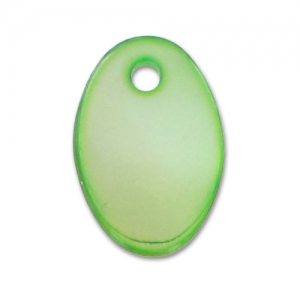 Ovali Madreperla mm. 15x10 Verde x10