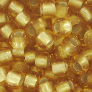 Rocaille Toho 11/0 TO11R22BF - Silver Lined Frosted Topaz