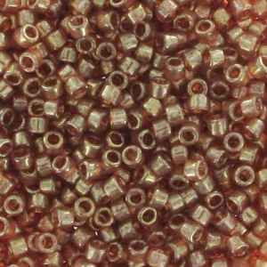 Miyuki Delica 11/0 DB0102 - Peach Topaz Gold Luster