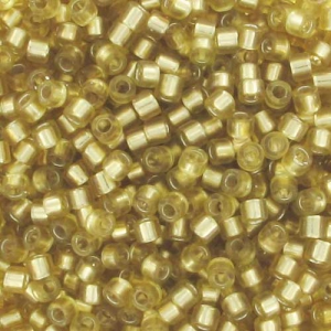 Miyuki Delica 11/0 DB0686 - Dyed Semi Mat Silver Lined Saffron