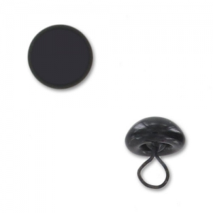 Occhi di vetro di animali 6 mm Nero x1