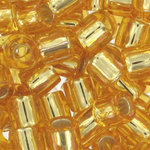 Miyuki Delica 8/0 DBL0042 - Crystal Gold Lined