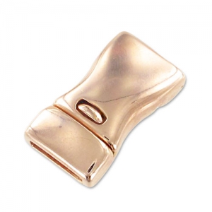Chiusura magnetica per laccetto 10mm dorato rosa
