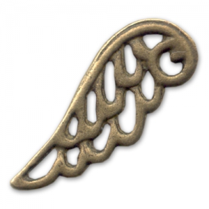 Separatore ala di angelo mm. 24 colore bronzo x1
