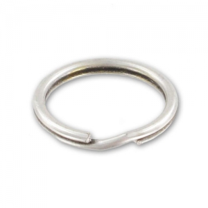 Portachiavi anello mm. 20 Placcatura Argento Antico x1