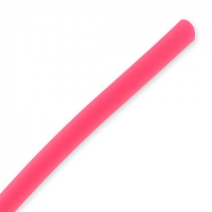 Cordoncino plastica cavo mm. 3 Rosa Fluo x cm. 50