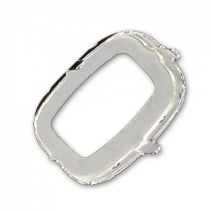 Castone Classical Baguette mm. 18x13 Argento 925 x1