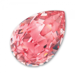 Cabochon PureCrystal 4320 pera mm. 18x13 Rose Peach x1