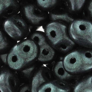 SuperDuo mm. 2.5x5 Dark Green Metallic Mat x10g