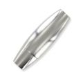 Chiusura magnetica per cordoni mm. 4 Acciaio inossidabile x1
