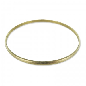 Base per bracciale jonc mezzo-tondo 3.2x70 mm ottone grezzo  x1