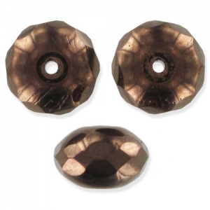 Ciambelle 9x6 mm Jet Bronze x25