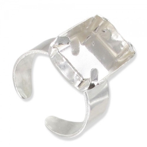 Anello Castone 4610 mm. 18x13 Argento 925 x1