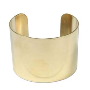 Bracciale piatto in ottone da 49 mm x1