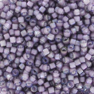 Miyuki Delica 11/0 DB1789 - Amethyst AB Lined White