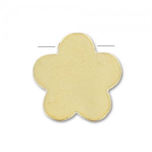 Perla Fleur 8,5 mm - Dorata con oro fino satinato x1