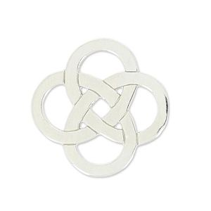 Separatore morivo celtico 21x11mm en Argent 925 x1