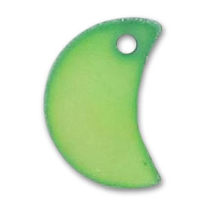 Mezza luna Madreperla mm. 13 Green x10