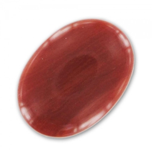 Cabochon ovale mm. 25x18 Diaspro Rosso