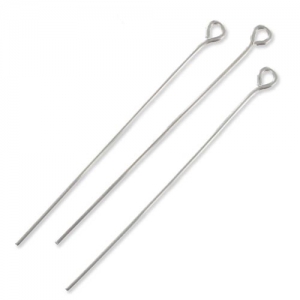 Spillo con anello in Acciaio inox mm. 50x0.8 x10