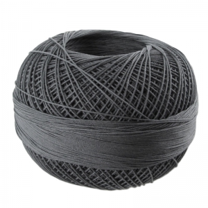 Filo cotone Lizbeth taglia 40 Charcoal n°606 x274m
