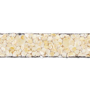 Laccetto cuoio effetto sabbia 5 mm Beige x30cm