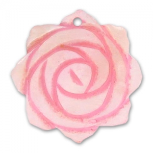 Pendente Madreperla rosa mm. 35 Light Rose x1