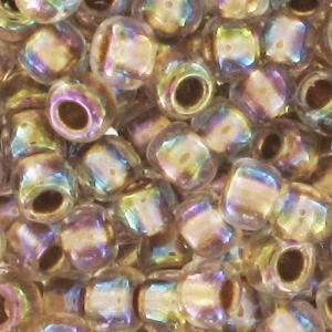 Rocaille Toho 11/0 TO11R994 - Gold Lined Rainbow Crystal x8g