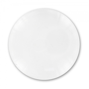 Cabochon lente in vetro mm. 20 Crystal x1