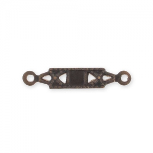 Separatore rettangolo mm. 18 di ottone naturale x1