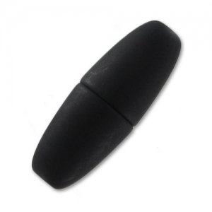 Chiusura magnetica 32 mm per cordone 4 mm Nero opaco x1