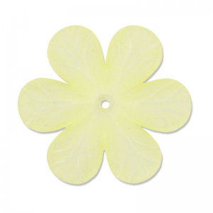 Fiori 33 mm Giallo chiaro Frosted