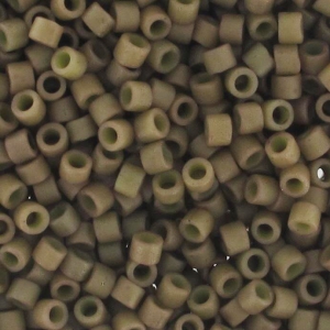 Miyuki Delica 11/0 DB0390 - Mat Opaque Green Tea Luster
