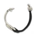 Intercalare per bracciale mm. 74x22 Placcatura argento antico x1