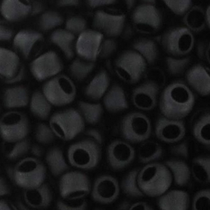 Rocaille Toho 15/0 TO15R49F - Jet Mat opaco x8g