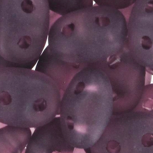 SuperDuo mm. 2.5x5 Amethyst Mat x10g