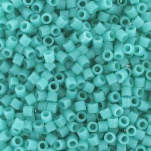 Miyuki Delica 15/0 DBS0729 - Opaque Turquoise Green x5g