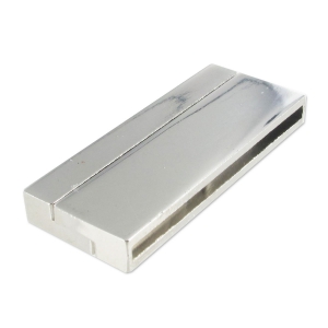 Chiusura magnetica mm. 42x17 rodiato x1