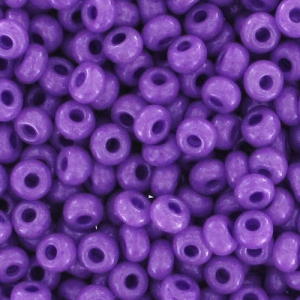 Perla Preciosa 11/0 da 2 mm - Viola opaco x 20 g