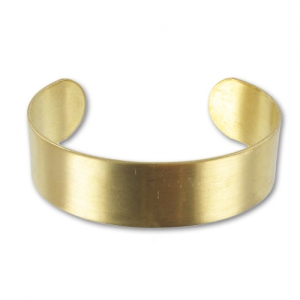 Base per bracciale ottone grezzo mm. 19x150 x1