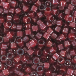 Miyuki Delica 11/0 DB0280 - Cranberry Lined Crystal Luster