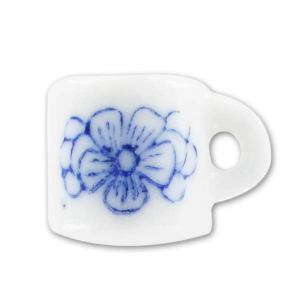 Tazza di ceramica mm. 17x12 Blu x1