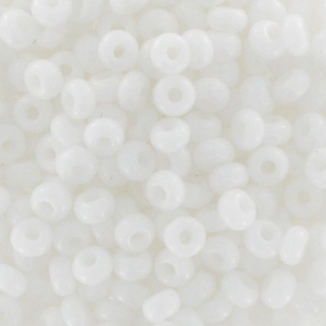 Perle di semi Preciosa 9/0 2,5 mm - Bianco Opaco x20g