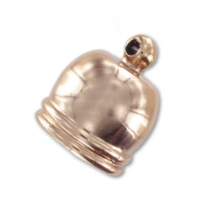 Terminale CCB per corda 12mm dorato rosa x1