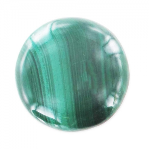 Cabochon tondo mm. 16 Malachite