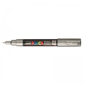 Pennarello Posca punta conica extra-fina 1 mm Argento