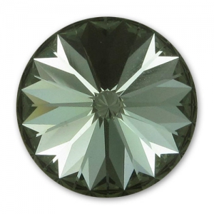 Cabochon PureCrystal 1122 Rivoli mm. 8 Black Diamond