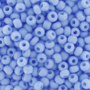 Preciosa Perle di semi 11/0 2 mm - Blu pastello opaco x20g