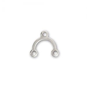 Intercalare 1 ponte mm. 9x8,5 Argento 925 x1