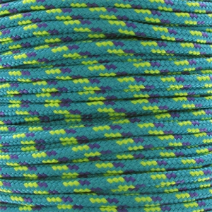 Parachute Cord 2 mm Turquoise/Blue x1m